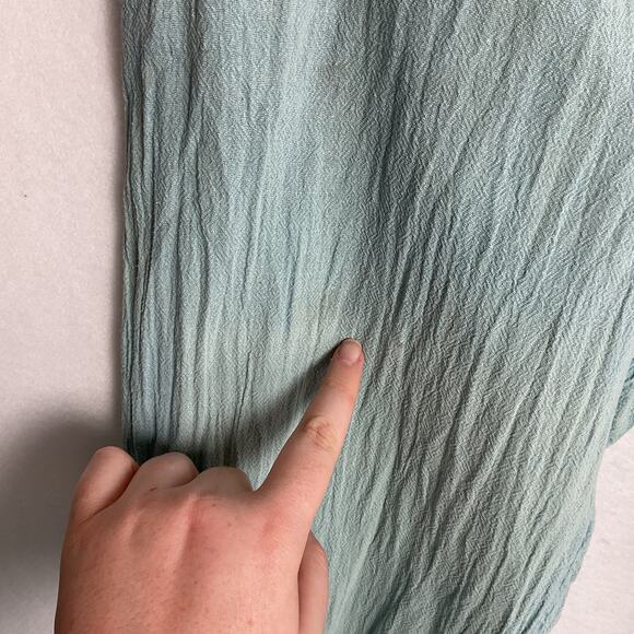 Ripcurl Womens Surf Pants Pure Cotton Drawstring Boho Chic Pants Blue - Picture 11 of 15